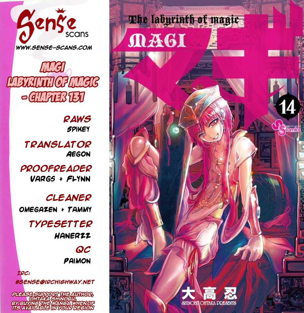 Magi - Labyrinth of Magic Chapter 131 page 1 - Chapter 131: Bitter Enemy