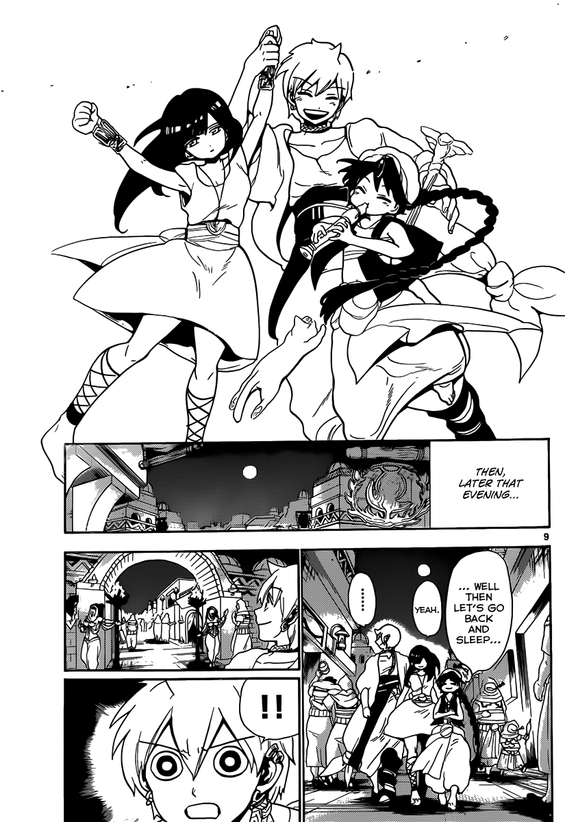 Magi - Labyrinth of Magic Chapter 134 page 10 - Chapter 134: The Night Before Farewells