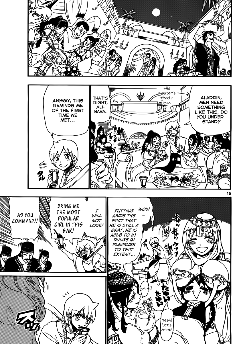 Magi - Labyrinth of Magic Chapter 134 page 16 - Chapter 134: The Night Before Farewells