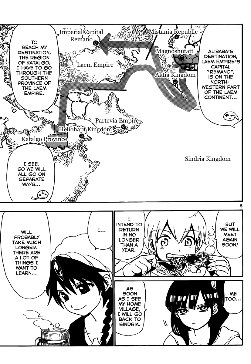 Magi - Labyrinth of Magic Chapter 134 page 6 - Chapter 134: The Night Before Farewells