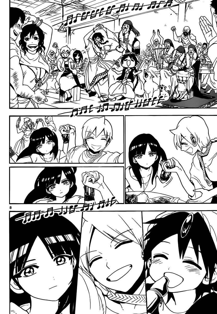 Magi - Labyrinth of Magic Chapter 134 page 9 - Chapter 134: The Night Before Farewells