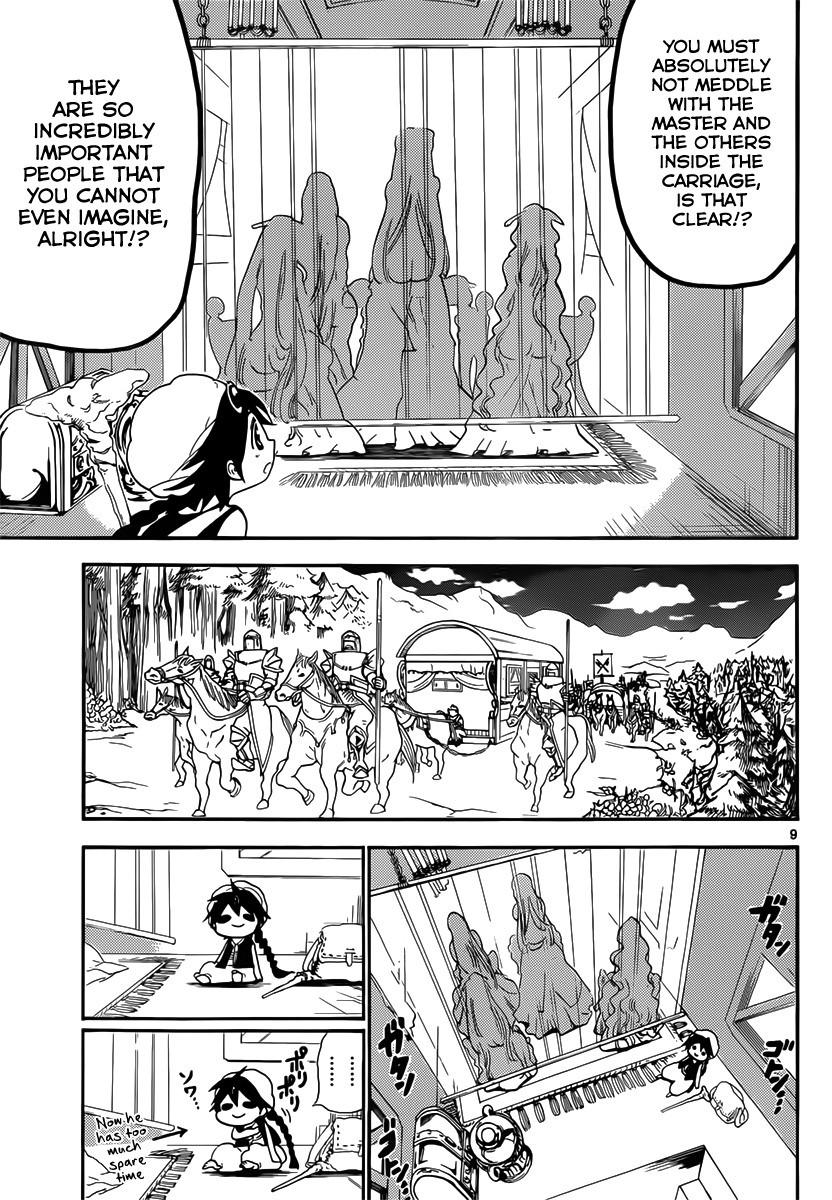 Magi - Labyrinth of Magic Chapter 135 page 10 - Chapter 135: Travelling Alone