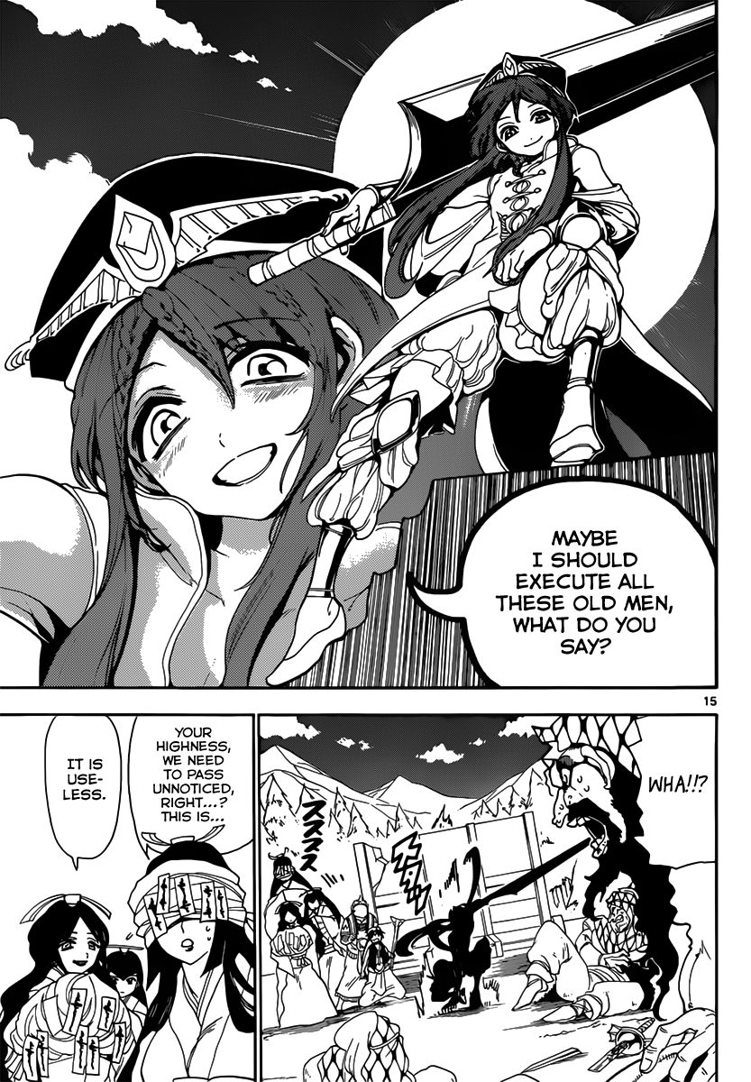 Magi - Labyrinth of Magic Chapter 135 page 16 - Chapter 135: Travelling Alone