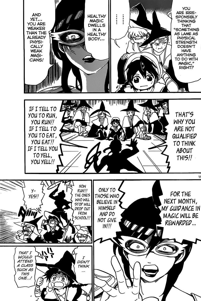 Magi - Labyrinth of Magic Chapter 137 page 16 - Chapter 137: Special Training
