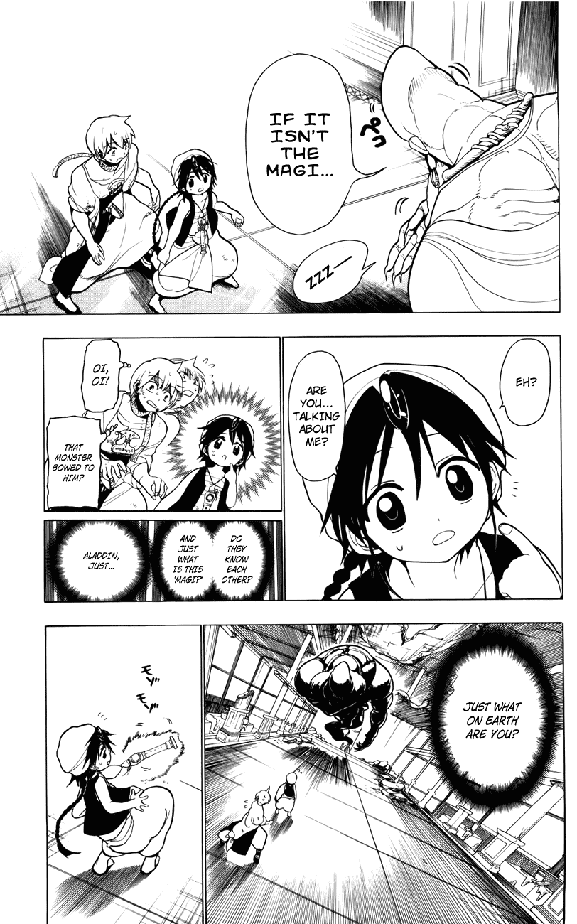 Magi - Labyrinth of Magic Chapter 14 page 20 - Chapter 14: Lord of the Dungeon