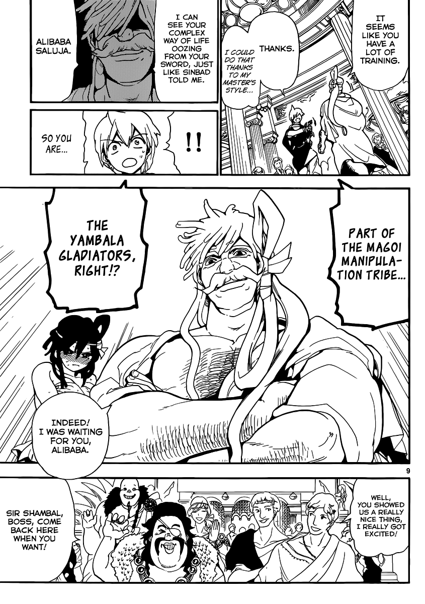 Magi - Labyrinth of Magic Chapter 140 page 10 - Chapter 140: Yambala