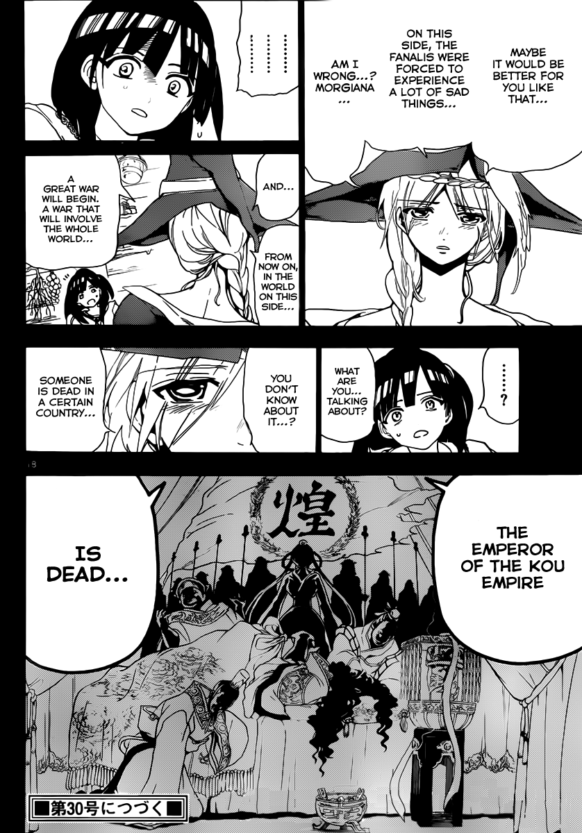 Magi - Labyrinth of Magic Chapter 144 page 18 - Chapter 144: The Great Rift