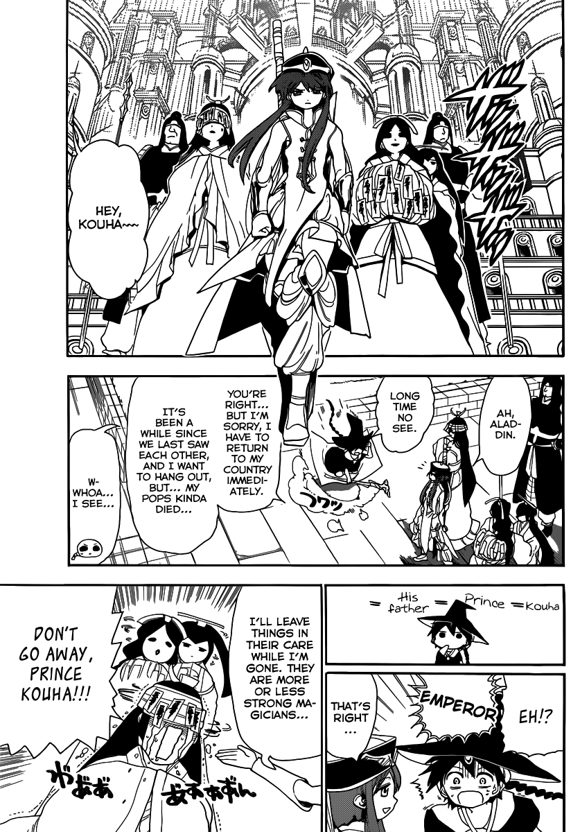 Magi - Labyrinth of Magic Chapter 145 page 9 - Chapter 145: Gathering
