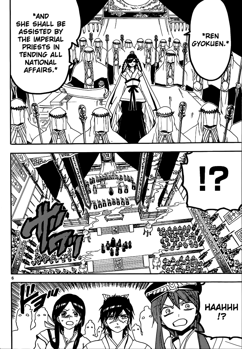 Magi - Labyrinth of Magic Chapter 147 page 7 - Chapter 147: A New Emperor