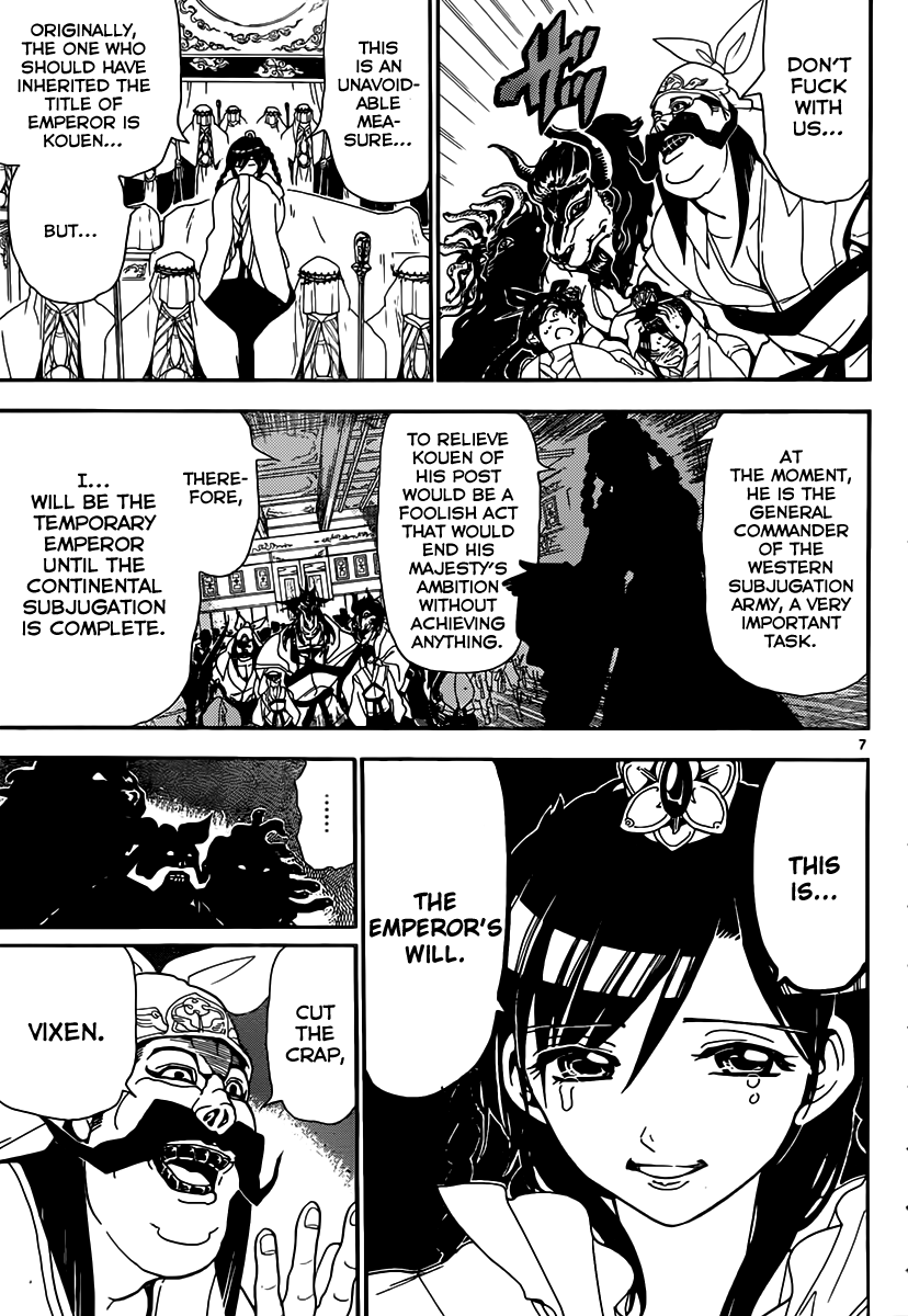 Magi - Labyrinth of Magic Chapter 147 page 8 - Chapter 147: A New Emperor