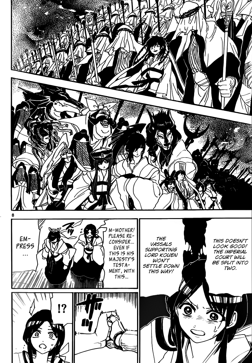 Magi - Labyrinth of Magic Chapter 147 page 9 - Chapter 147: A New Emperor