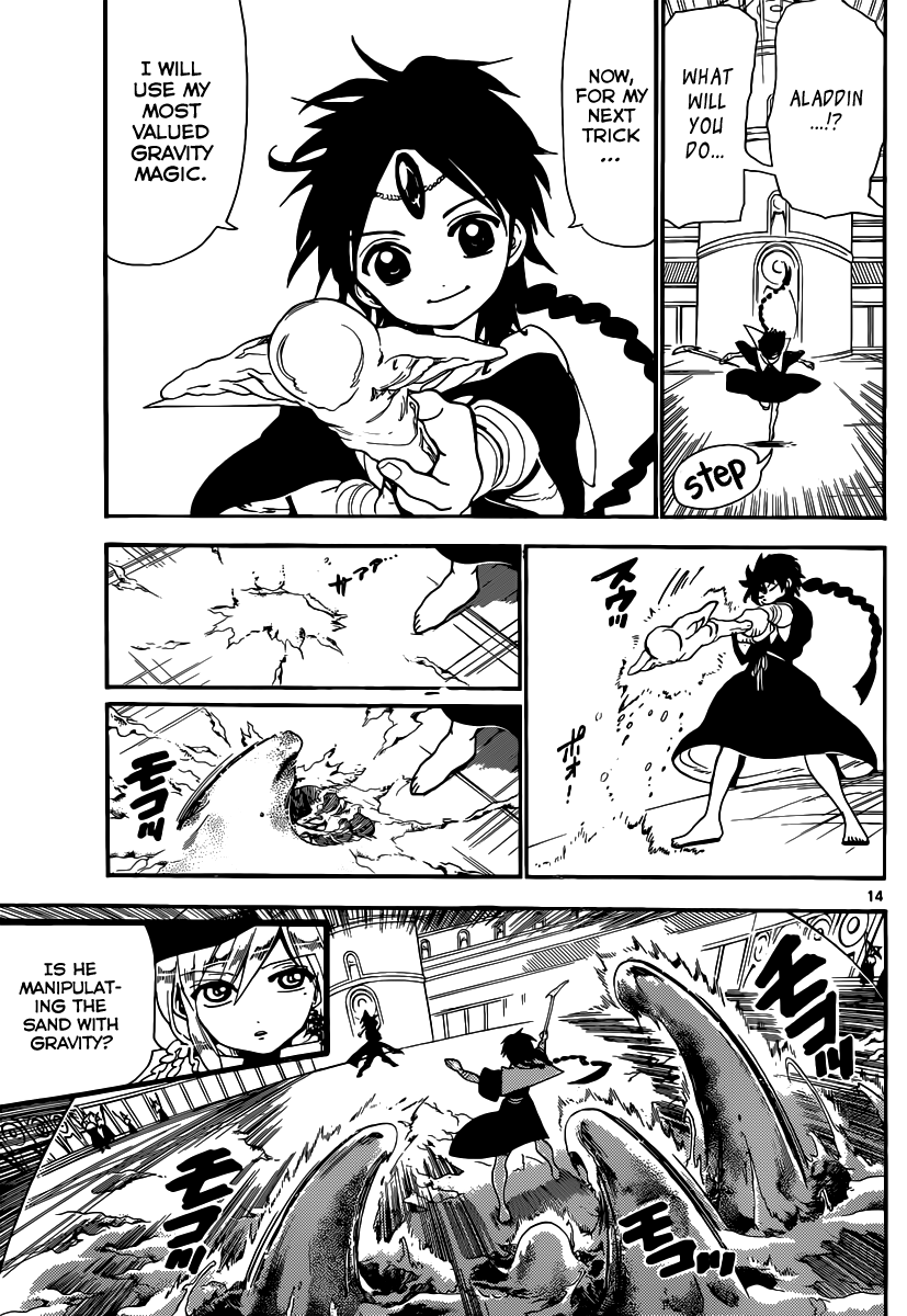 Magi - Labyrinth of Magic Chapter 150 page 15 - Chapter 150: Aladdin vs Titus