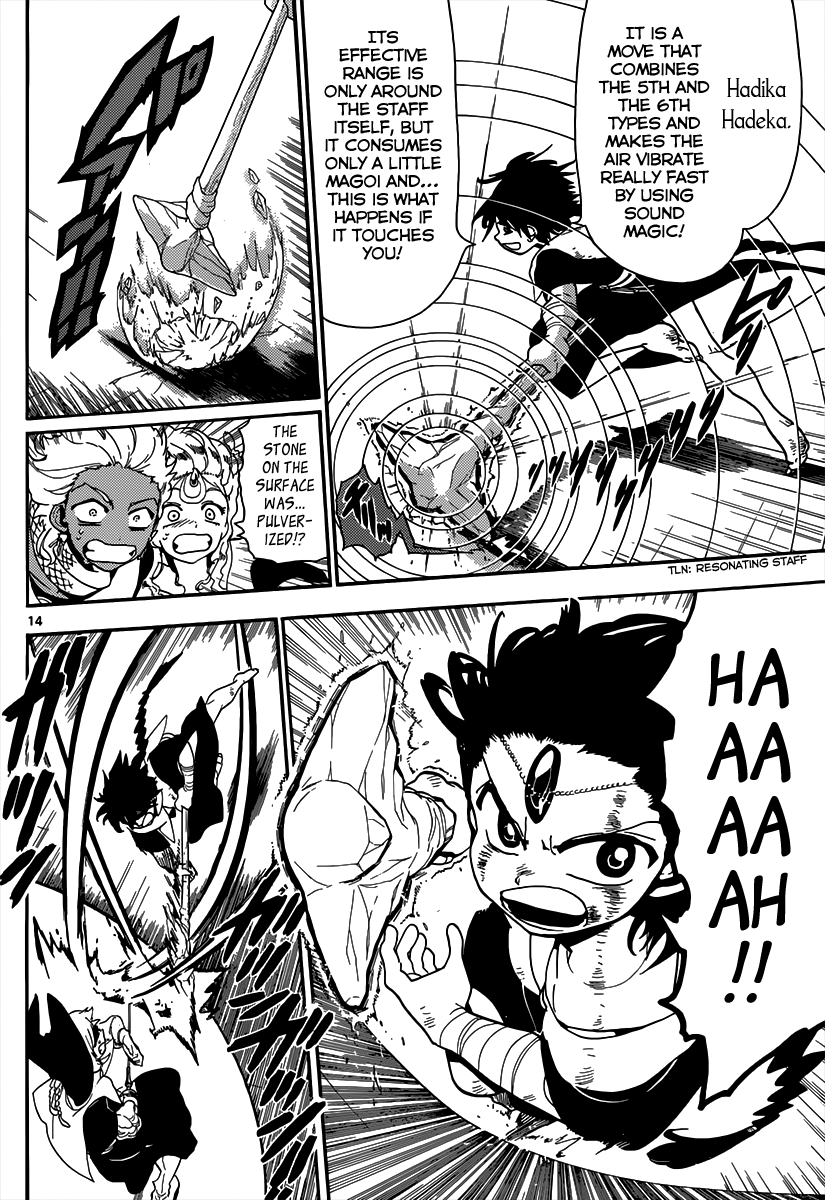 Magi - Labyrinth of Magic Chapter 151 page 14 - Chapter 151: Aberrant Magic
