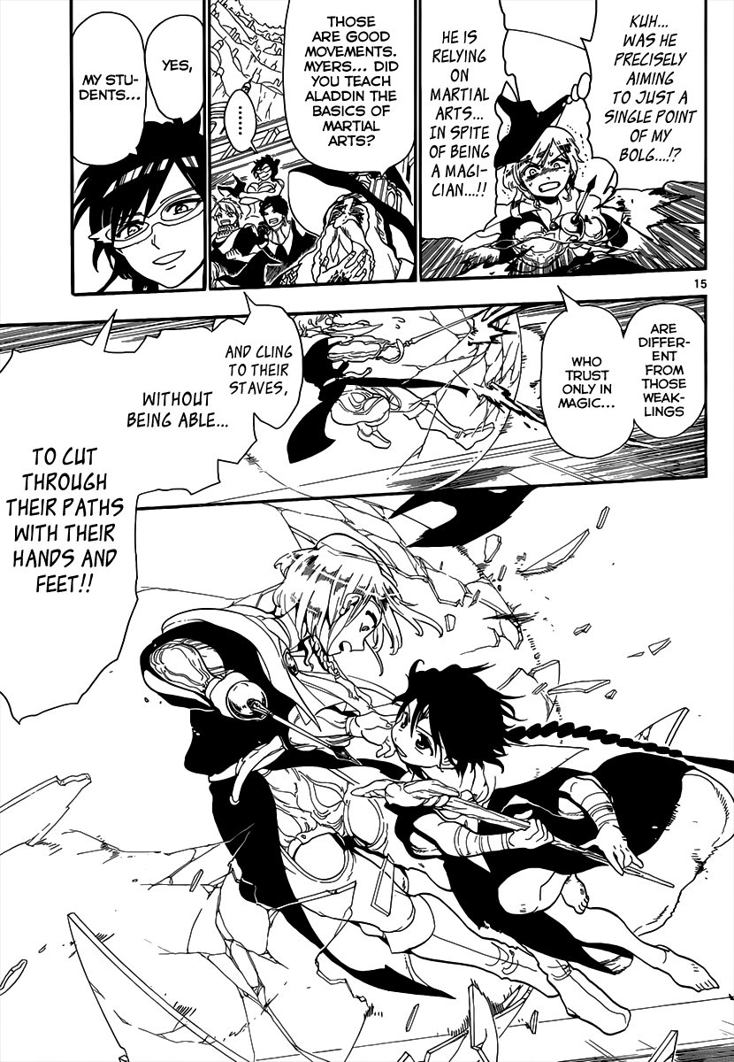 Magi - Labyrinth of Magic Chapter 151 page 15 - Chapter 151: Aberrant Magic