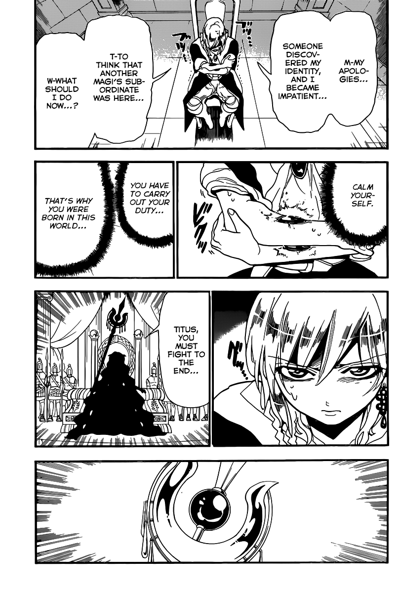 Magi - Labyrinth of Magic Chapter 152 page 18 - Chapter 152: Titus' True Identity