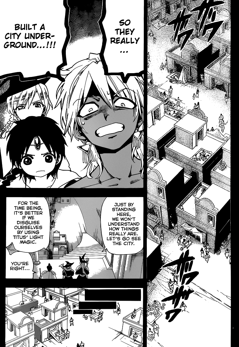Magi - Labyrinth of Magic Chapter 155 page 6 - Chapter 155: The 5th Level Authorization District