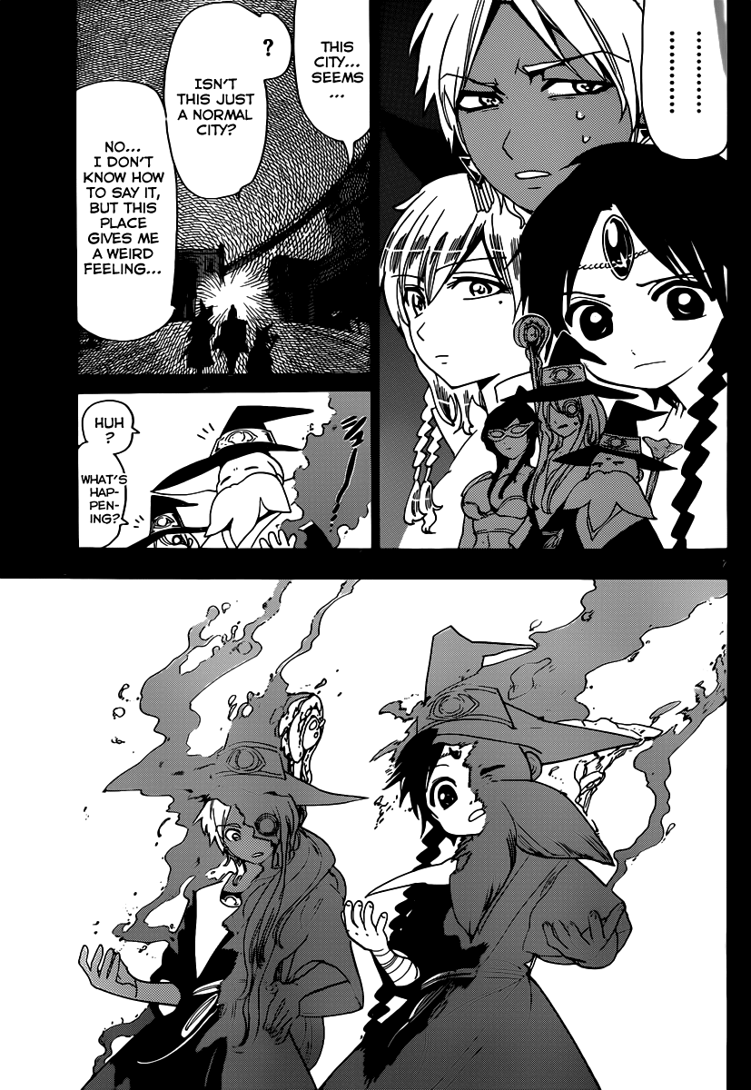 Magi - Labyrinth of Magic Chapter 155 page 8 - Chapter 155: The 5th Level Authorization District