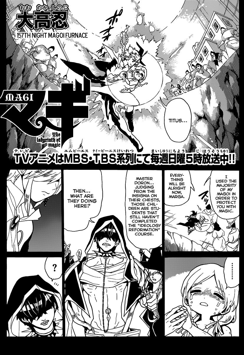 Magi - Labyrinth of Magic Chapter 157 page 2 - Chapter 157: Magoi Furnace