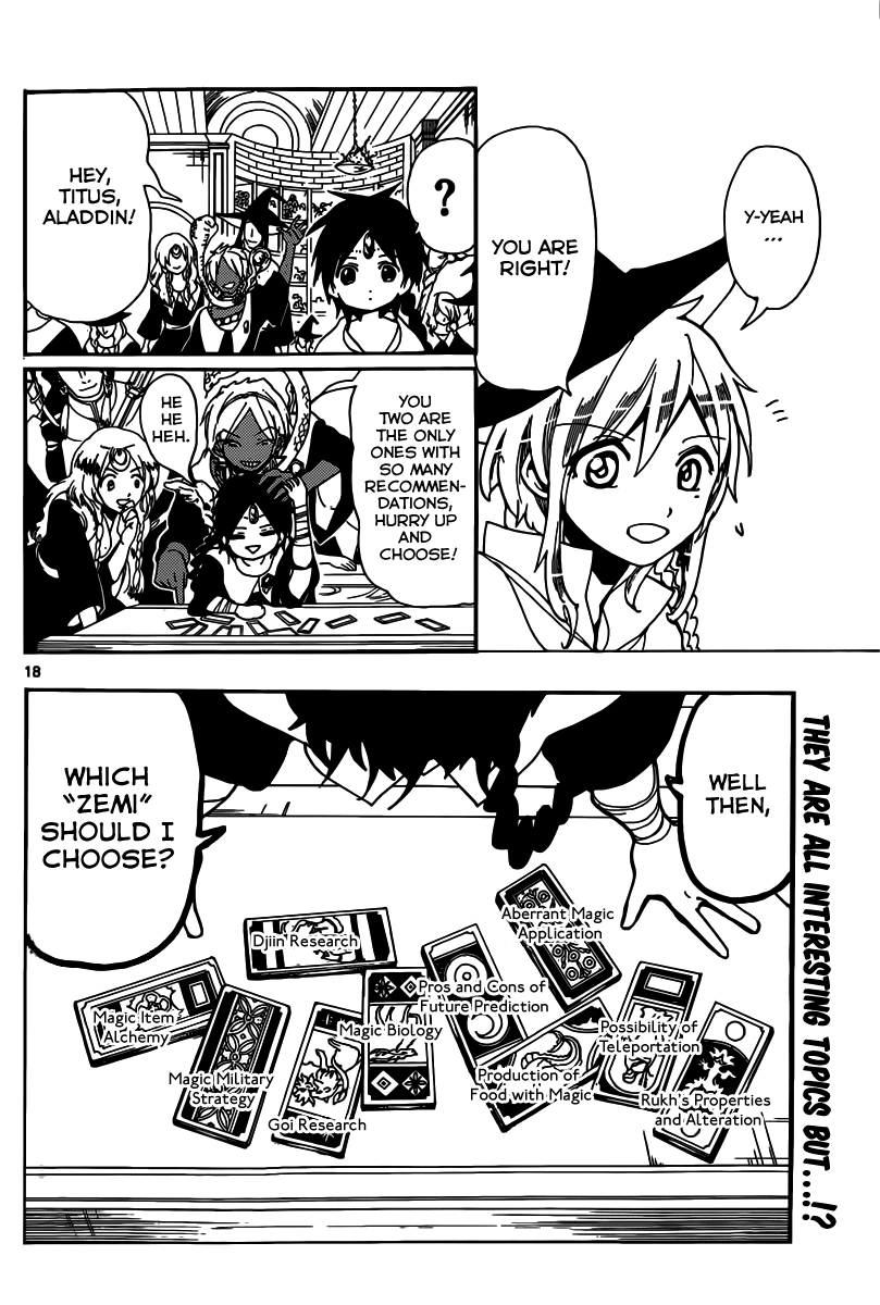 Magi - Labyrinth of Magic Chapter 162 page 18 - Chapter 162: The Truth About Mogamett