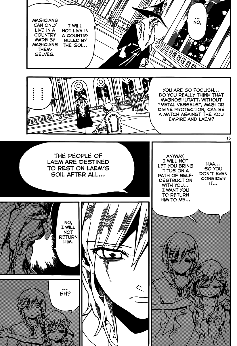 Magi - Labyrinth of Magic Chapter 165 page 16 - Chapter 165: Genesis