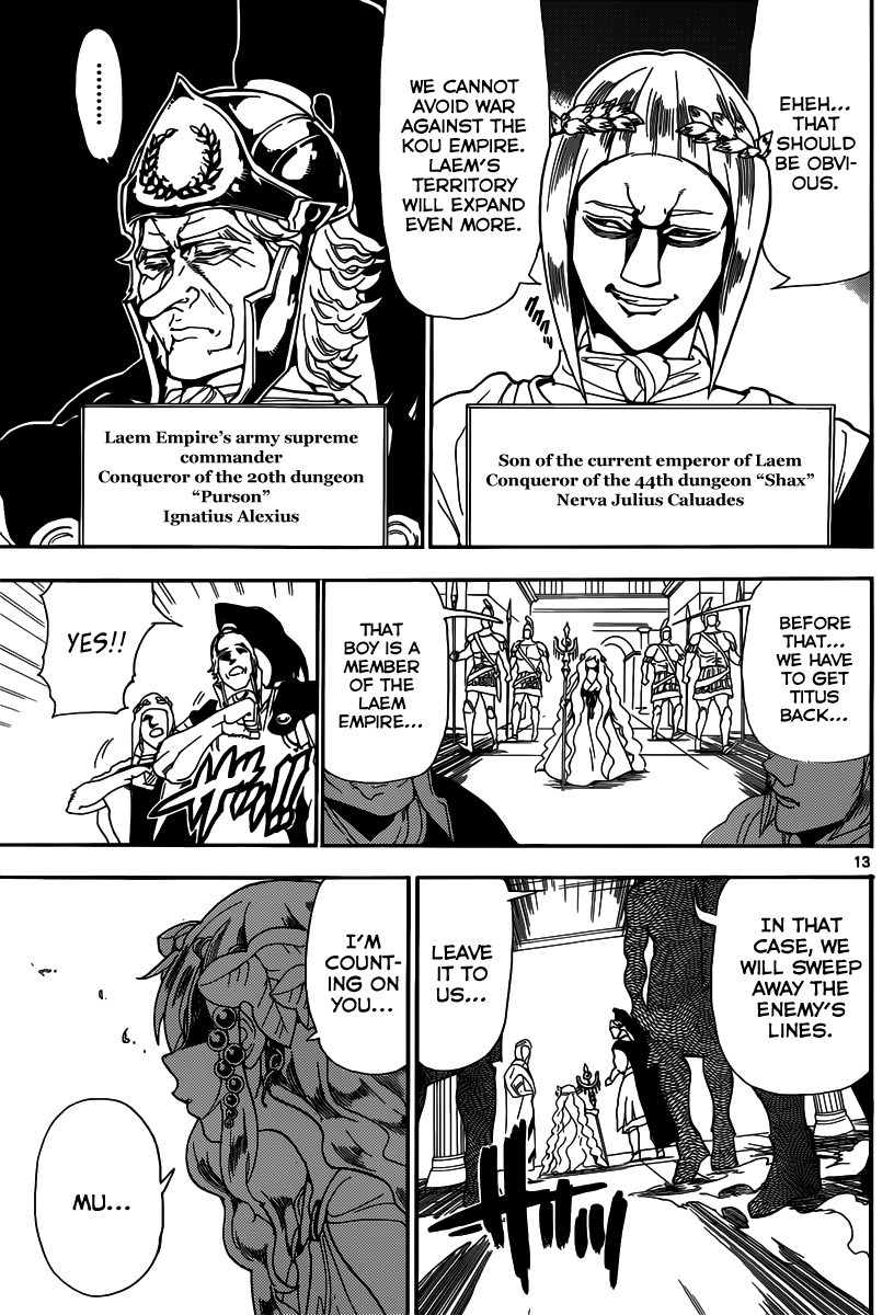 Magi - Labyrinth of Magic Chapter 166 page 15 - Chapter 166: Before the Beginning of the War