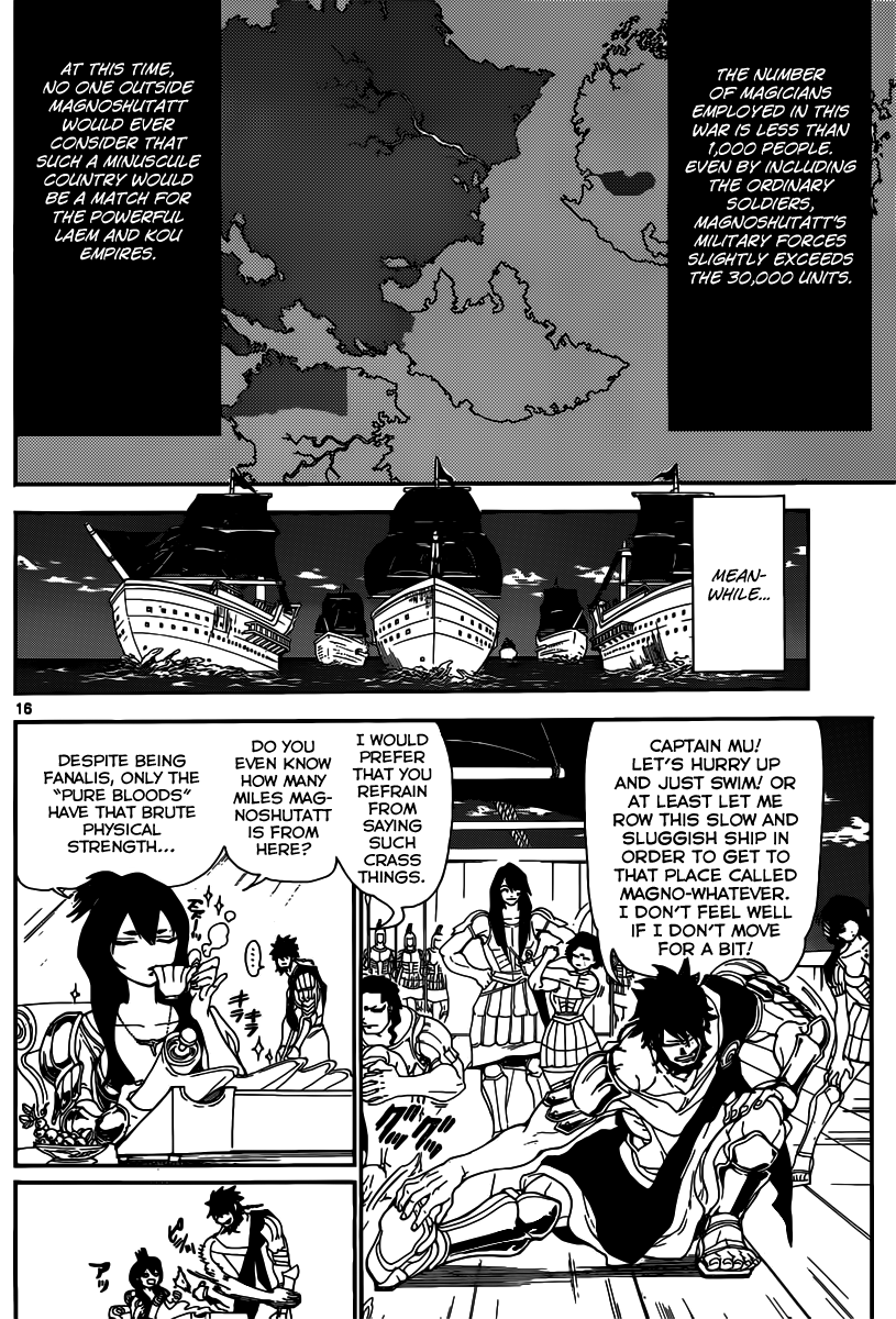Magi - Labyrinth of Magic Chapter 167 page 16 - Chapter 167: War Cry