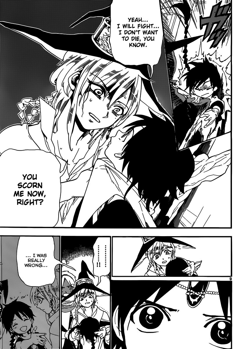 Magi - Labyrinth of Magic Chapter 167 page 9 - Chapter 167: War Cry