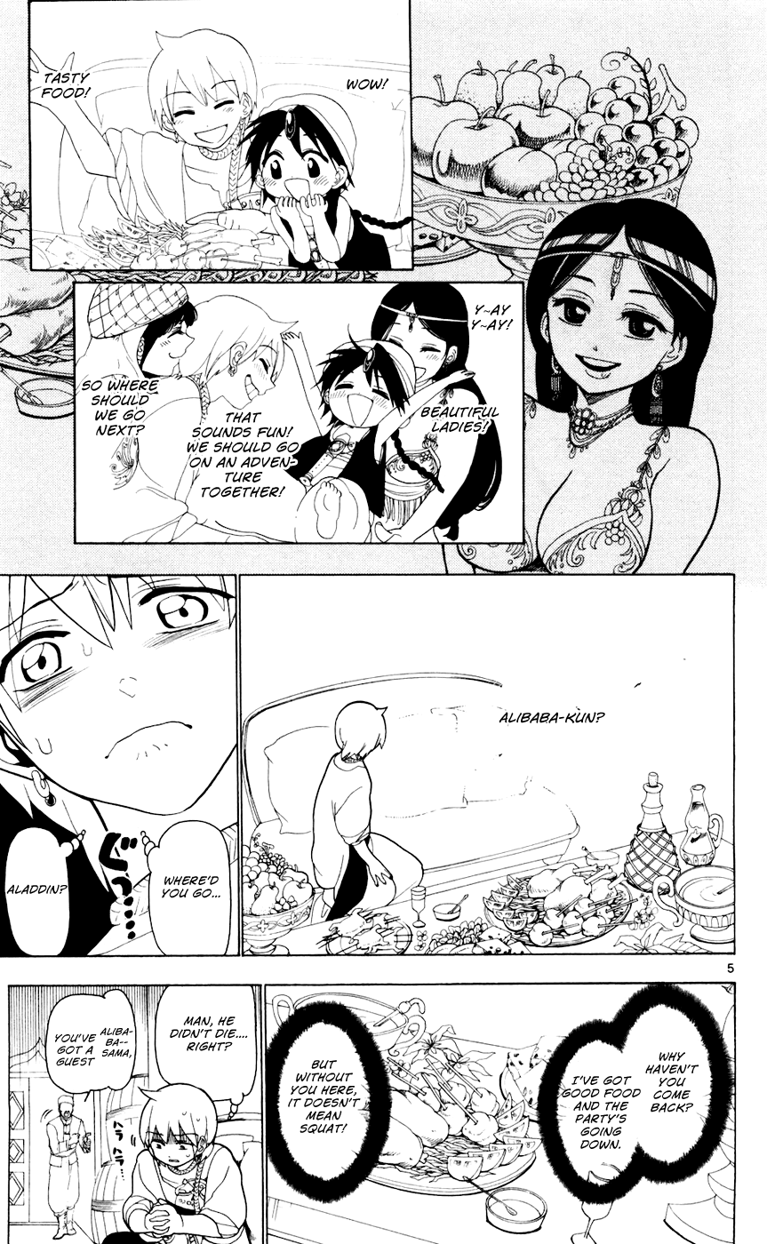 Magi - Labyrinth of Magic Chapter 17 page 6 - Chapter 17: Day of the Journey