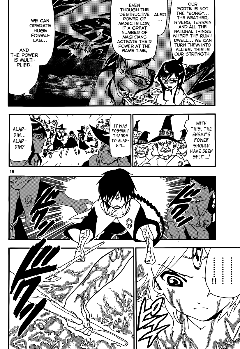 Magi - Labyrinth of Magic Chapter 172 page 18 - Chapter 172: Fanalis vs Magicians