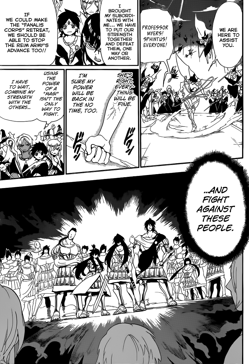 Magi - Labyrinth of Magic Chapter 172 page 4 - Chapter 172: Fanalis vs Magicians