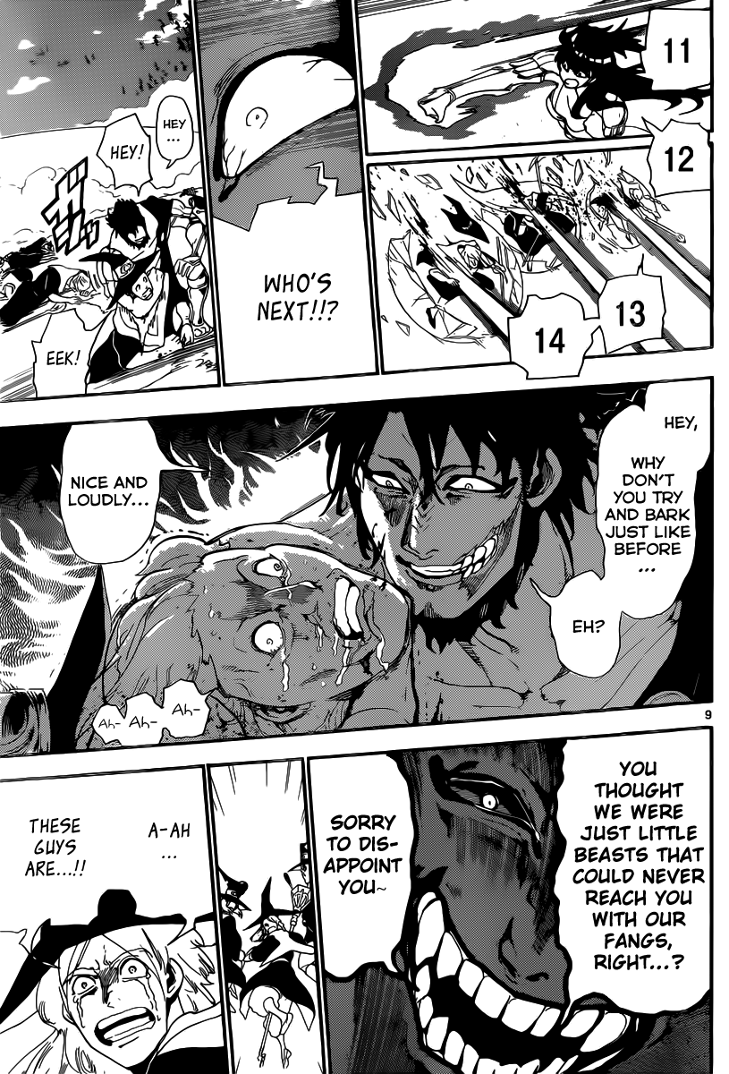 Magi - Labyrinth of Magic Chapter 173 page 10 - Chapter 173: The King of Beasts