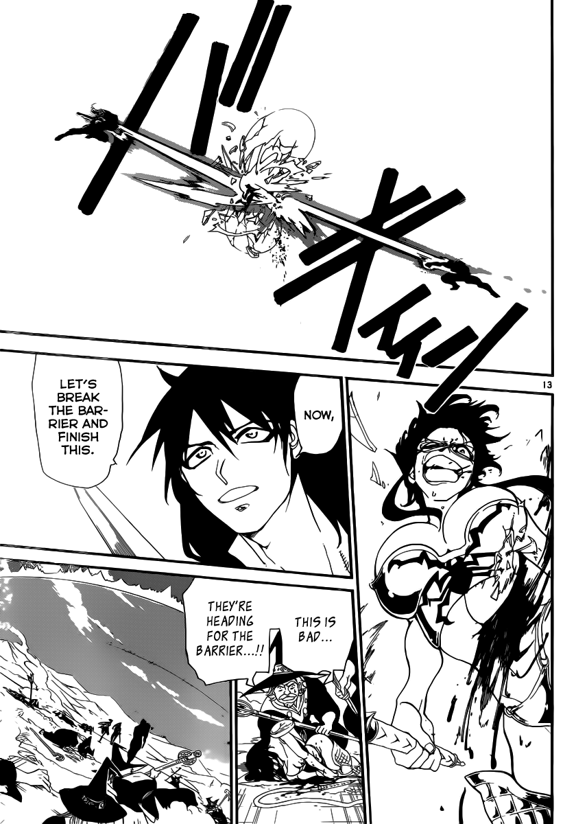 Magi - Labyrinth of Magic Chapter 173 page 13 - Chapter 173: The King of Beasts