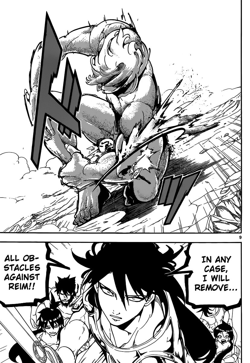 Magi - Labyrinth of Magic Chapter 174 page 9 - Chapter 174: The Power of a Magi