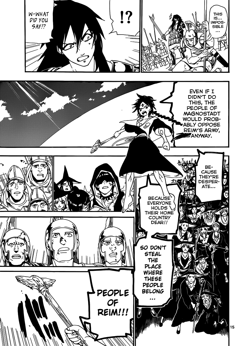 Magi - Labyrinth of Magic Chapter 175 page 16 - Chapter 175: Fighting Spirit