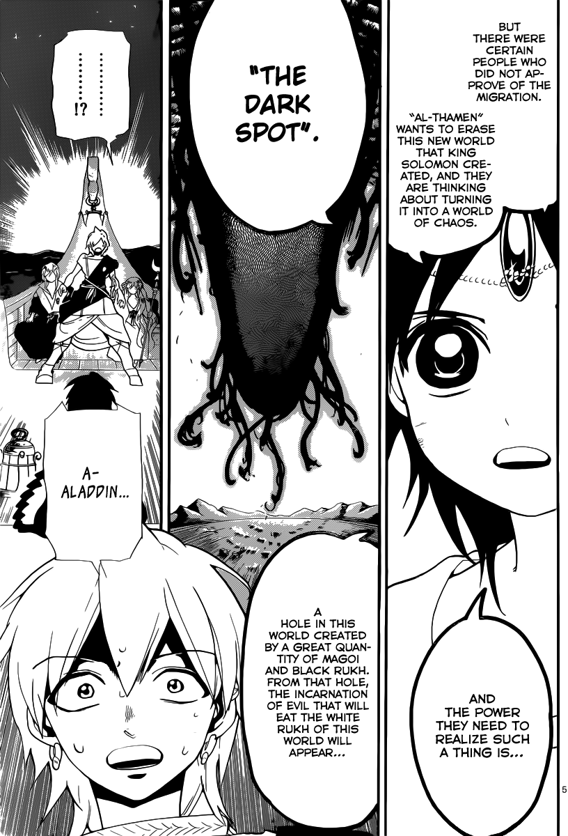 Magi - Labyrinth of Magic Chapter 178 page 6 - Chapter 178: The Dark Spot