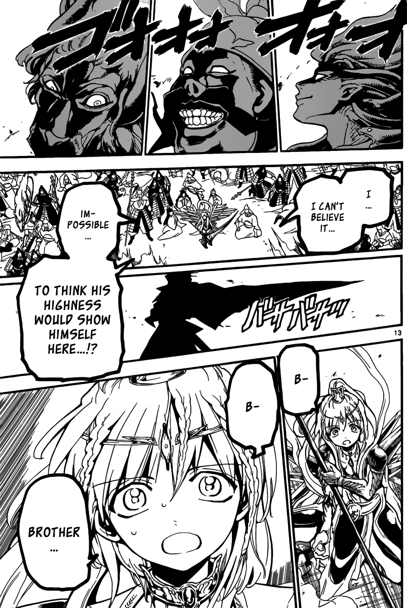 Magi - Labyrinth of Magic Chapter 182 page 14 - Chapter 182: Amon’s Djinn Equip