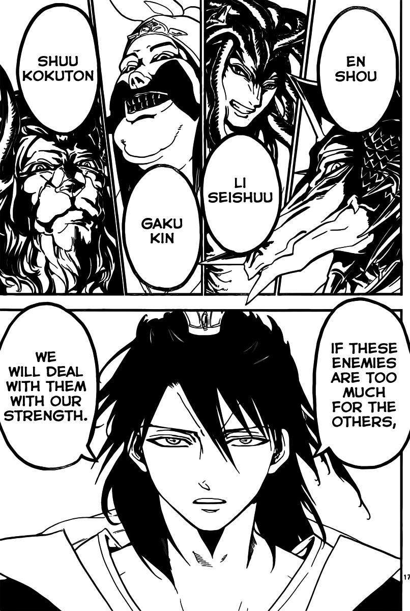 Magi - Labyrinth of Magic Chapter 182 page 17 - Chapter 182: Amon’s Djinn Equip