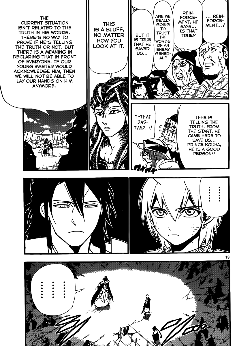 Magi - Labyrinth of Magic Chapter 186 page 14 - Chapter 186: Kouen and Alibaba