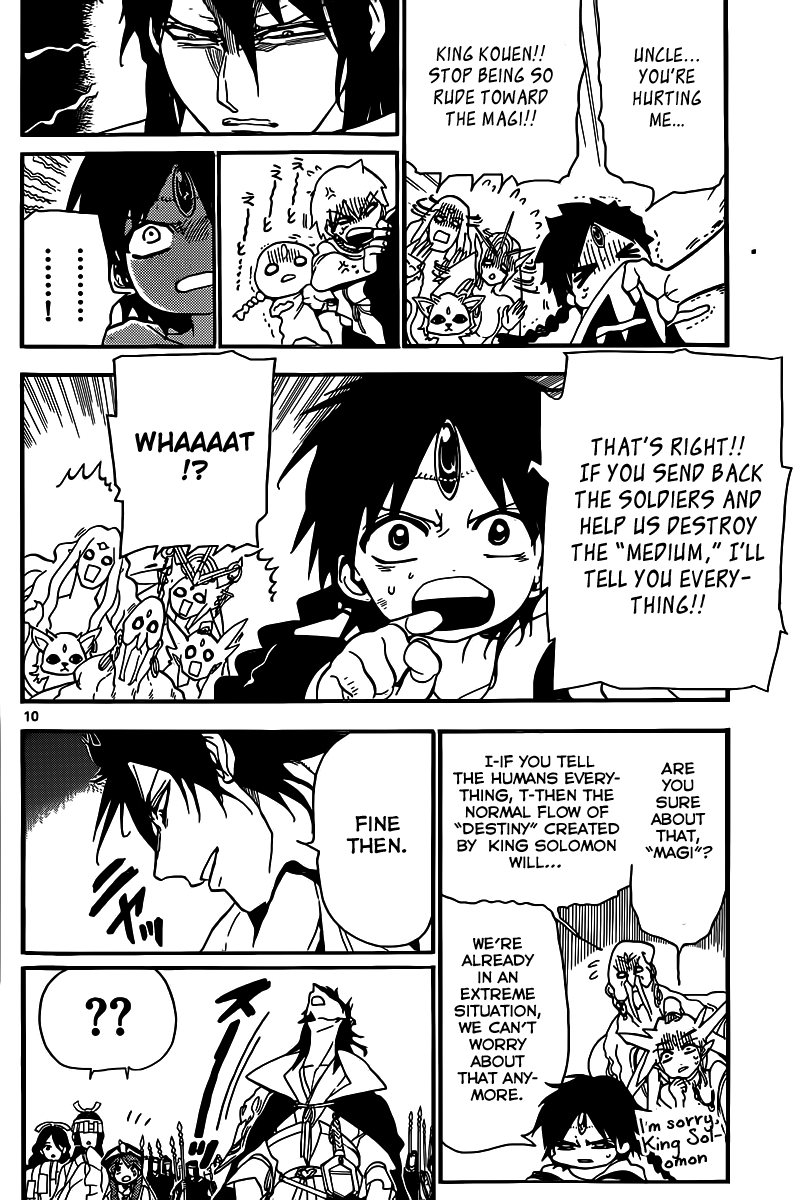 Magi - Labyrinth of Magic Chapter 187 page 10 - Chapter 187: The Great Assemble