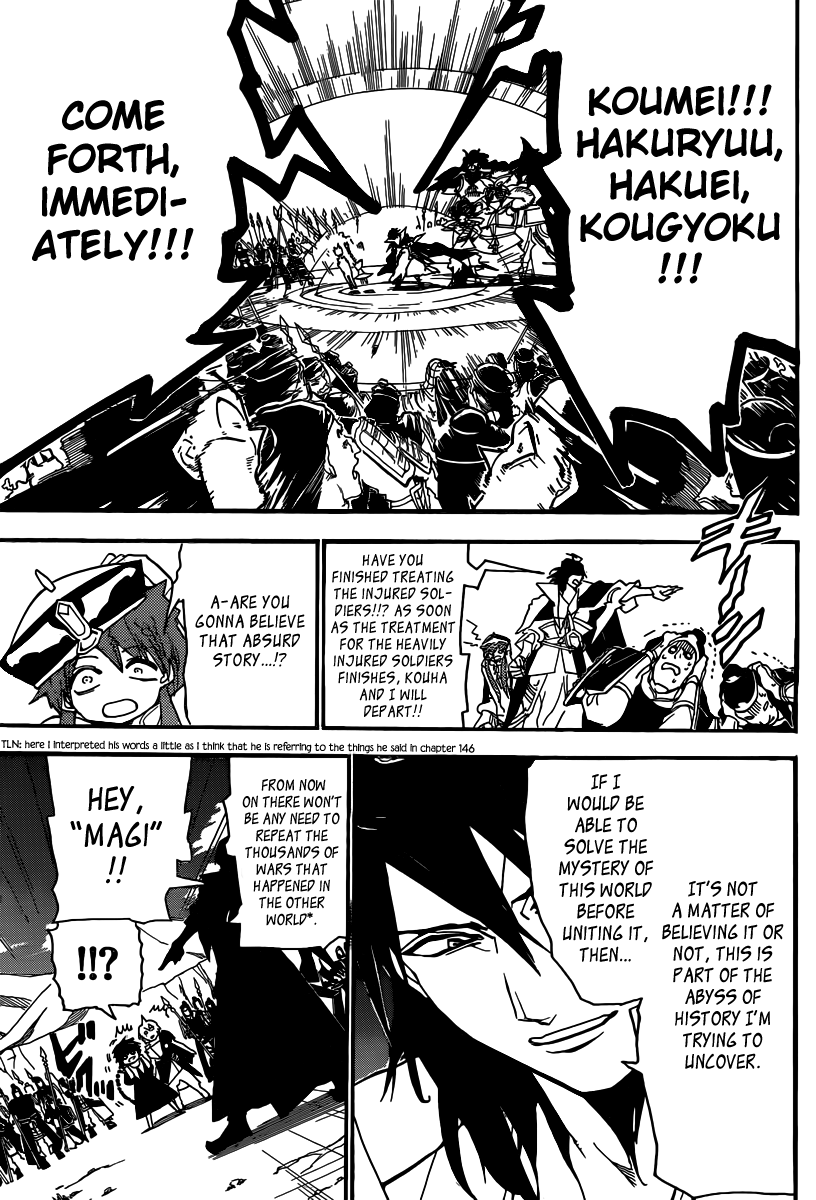 Magi - Labyrinth of Magic Chapter 187 page 11 - Chapter 187: The Great Assemble