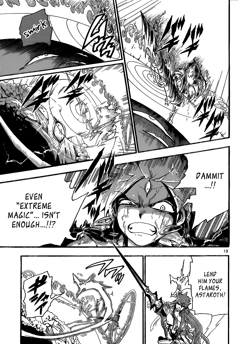 Magi - Labyrinth of Magic Chapter 190 page 14 - Chapter 190: Union of Flames