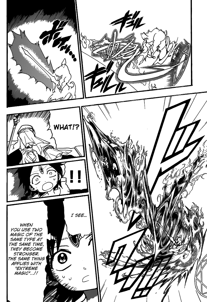 Magi - Labyrinth of Magic Chapter 190 page 15 - Chapter 190: Union of Flames