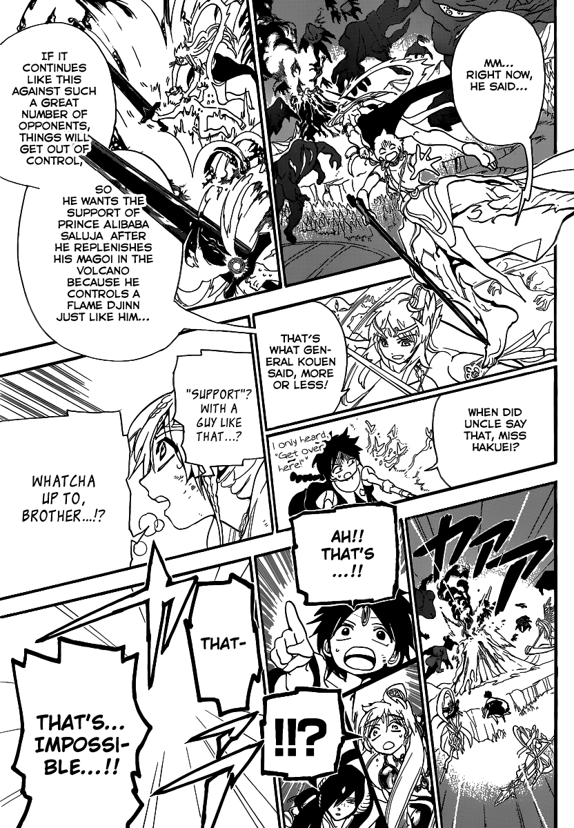 Magi - Labyrinth of Magic Chapter 190 page 8 - Chapter 190: Union of Flames