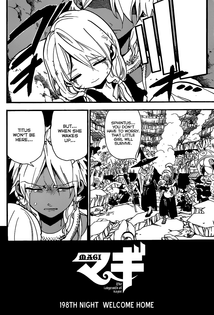 Magi - Labyrinth of Magic Chapter 198 page 4 - Chapter 198: Welcome Home