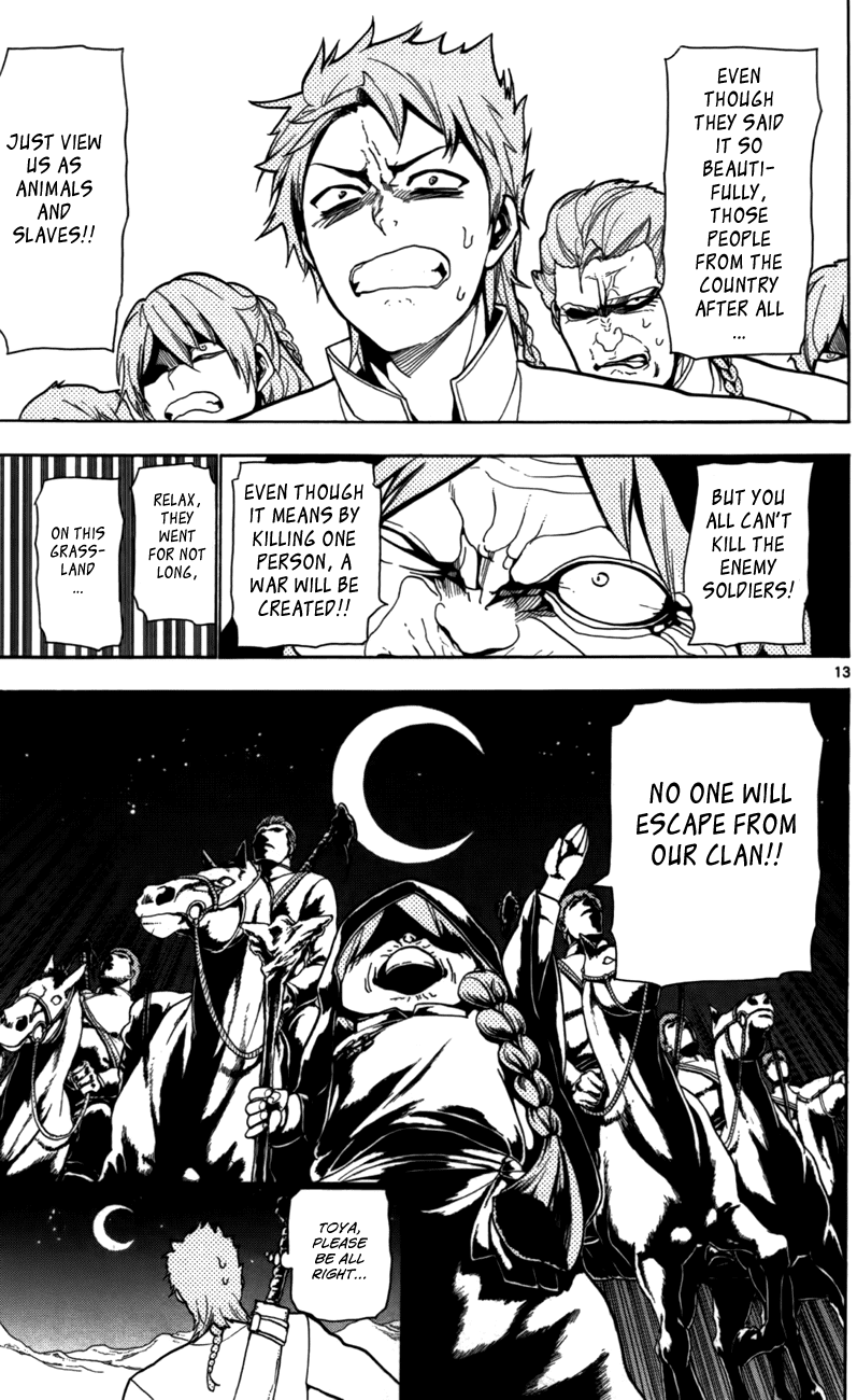 Magi - Labyrinth of Magic Chapter 20 page 14 - Chapter 20: Slave Hunting