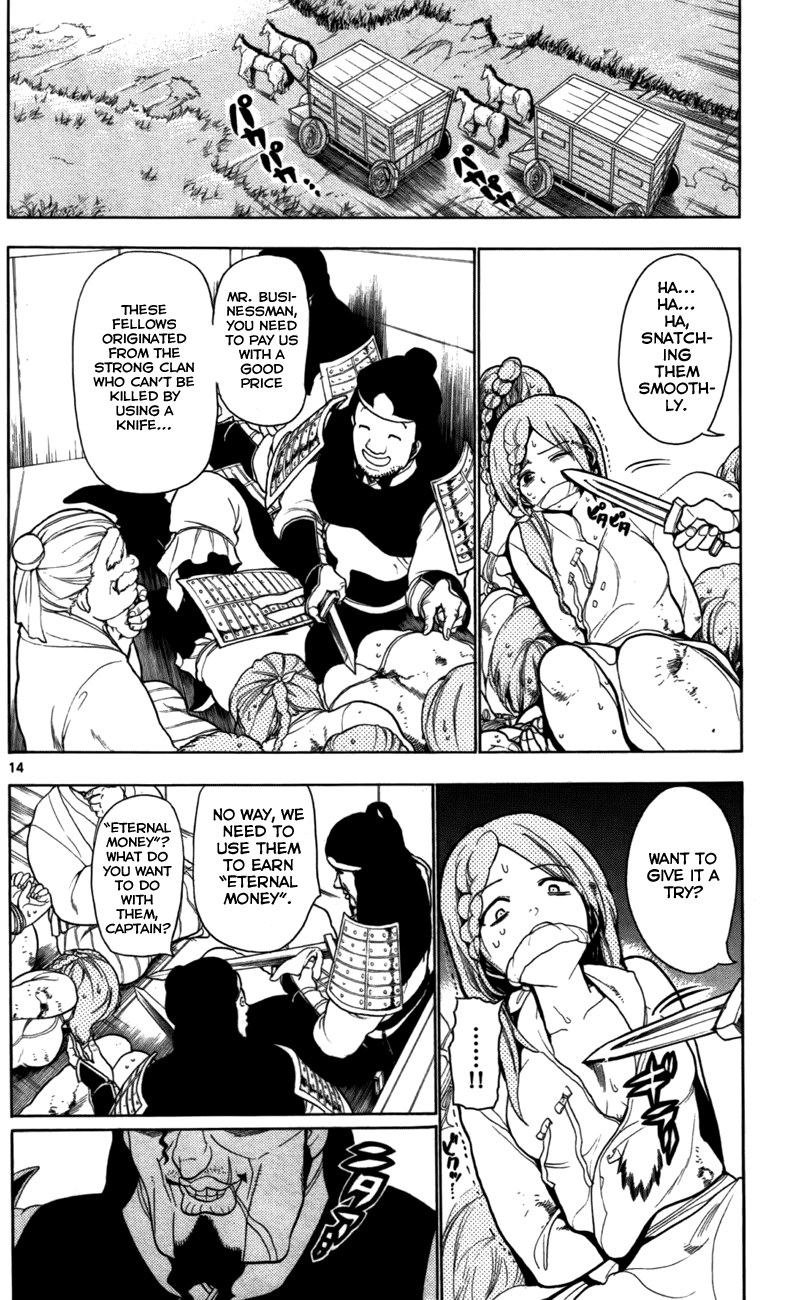 Magi - Labyrinth of Magic Chapter 20 page 15 - Chapter 20: Slave Hunting