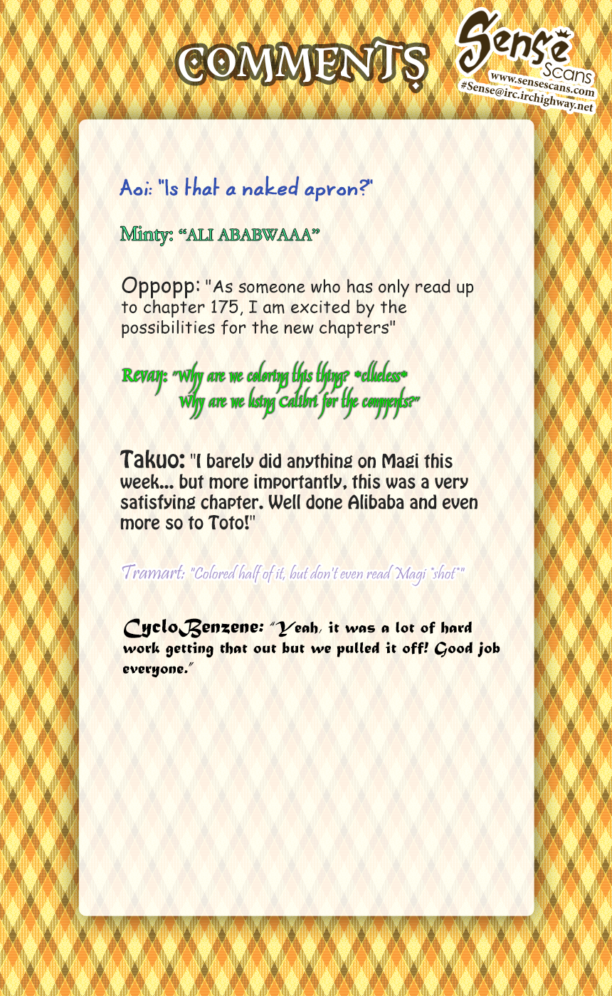 Magi - Labyrinth of Magic Chapter 200 page 4 - Chapter 200: Manly Tears