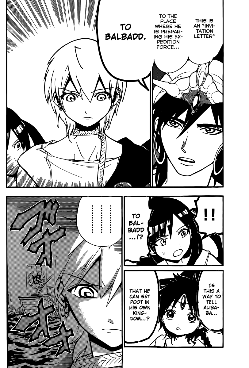 Magi - Labyrinth of Magic Chapter 201 page 13 - Chapter 201: The Invitation Letter to Balbadd