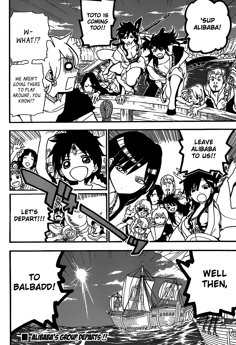 Magi - Labyrinth of Magic Chapter 201 page 19 - Chapter 201: The Invitation Letter to Balbadd