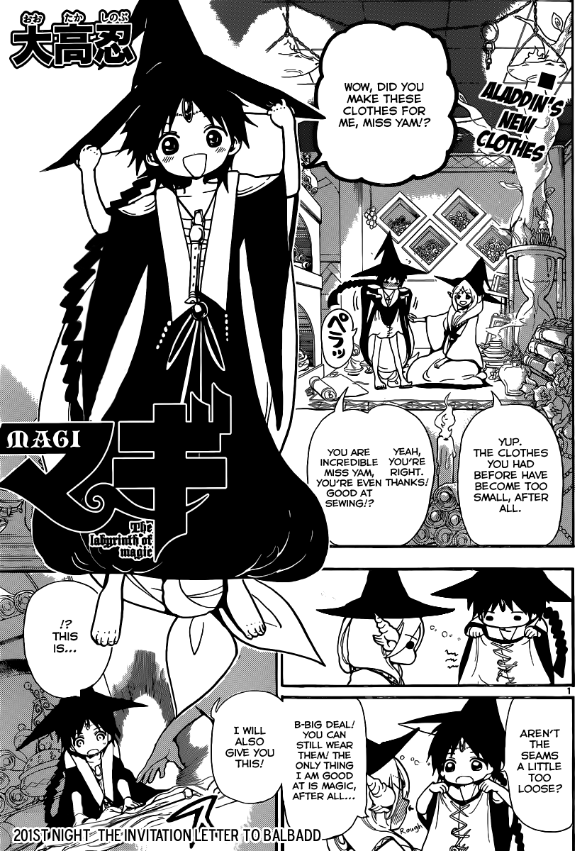 Magi - Labyrinth of Magic Chapter 201 page 2 - Chapter 201: The Invitation Letter to Balbadd